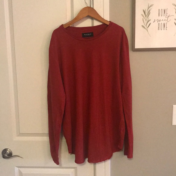 Long sleeve, longer length baseball T-Shirt - Picture 1 of 3